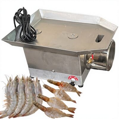 Bon prix Zolim 50-70 pièces/min Machine automatique de coupe de crevettes et de crevettes Haute stabilité 0,4 kW 380V 20 kg en ligne