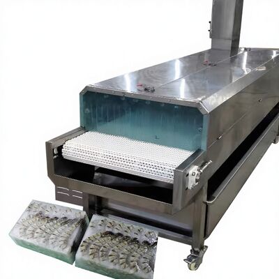 Bon prix Machine de dépôt automatique CE pour les poissons surgelés, crevettes et produits de la mer 380V 50Hz Séparateur automatique de plateau en ligne