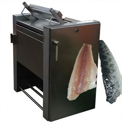 Bon prix Machine à éplucher le poisson 1200x600x930mm pour éplucheur de poisson industriel Machine à éplucher le poisson éplucheur de poisson 300-400 KG/H en ligne