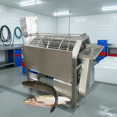 Bon prix Machine automatique de décapage des poissons pour les plantes de poissons Décapant des poissons Zolim Machine de décapage des poissons 2.2kw Equipement de décapage des poissons en ligne