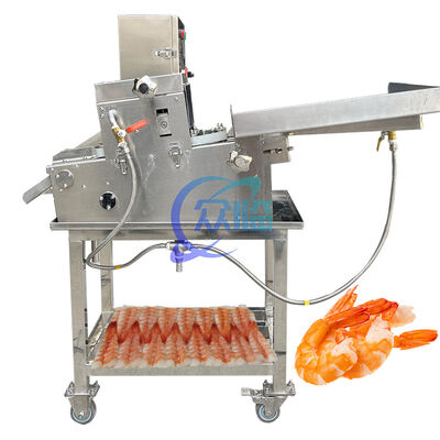 Bon prix coupeur de ventre de crevette de sushi de machine de 60-80pcs/Min Cooked Shrimp Sushi Cutting en ligne
