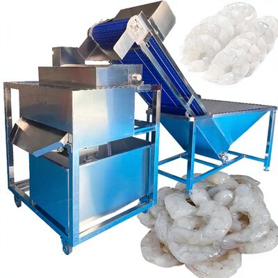 Bon prix Zolim Machine automatique de nettoyage et de lavage de crevettes Débarrasseuse de crevettes Certifié ISO Capacité 1000-2000KG/H Origine Guangdong en ligne