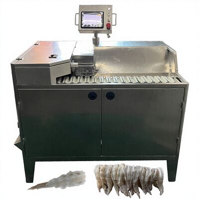 Bon prix Machine automatique de pellicule de crevettes Machine de découpe de crevettes Prix industriel Machine de décapage de crevettes pour la transformation des crevettes en ligne