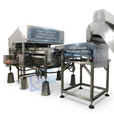 Bon prix High Capacity Shrimp Head Cutting Machine 316L Stainless Steel 500-800KG 7.5KW 50Hz en ligne