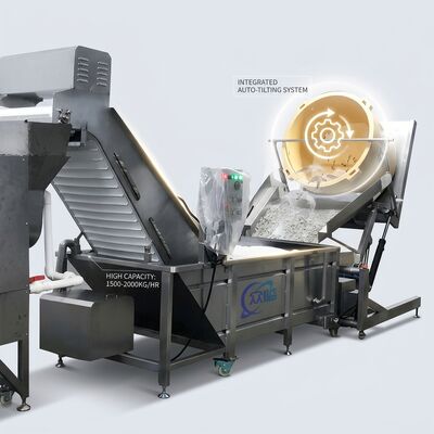 Bon prix New Design Seafood Processing Plant Equipment Food Grade SUS304 1500-2000KG 9.0KW 60Hz en ligne