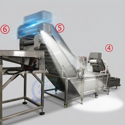 Bon prix Latest Shrimp Processing Equipment SUS316 800-1000KG 7.5KW 50Hz For Catering Factory en ligne