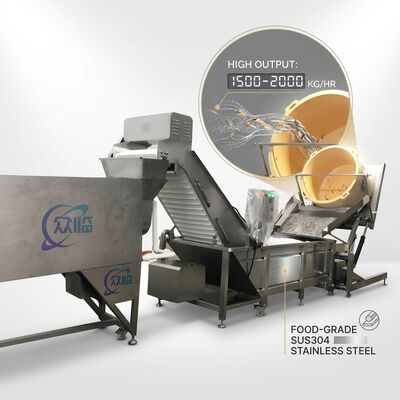 Bon prix Waterproof Shrimp Deheading Machine SUS304 1000-1500KG 7.5KW 380V For Aquaculture Farm en ligne